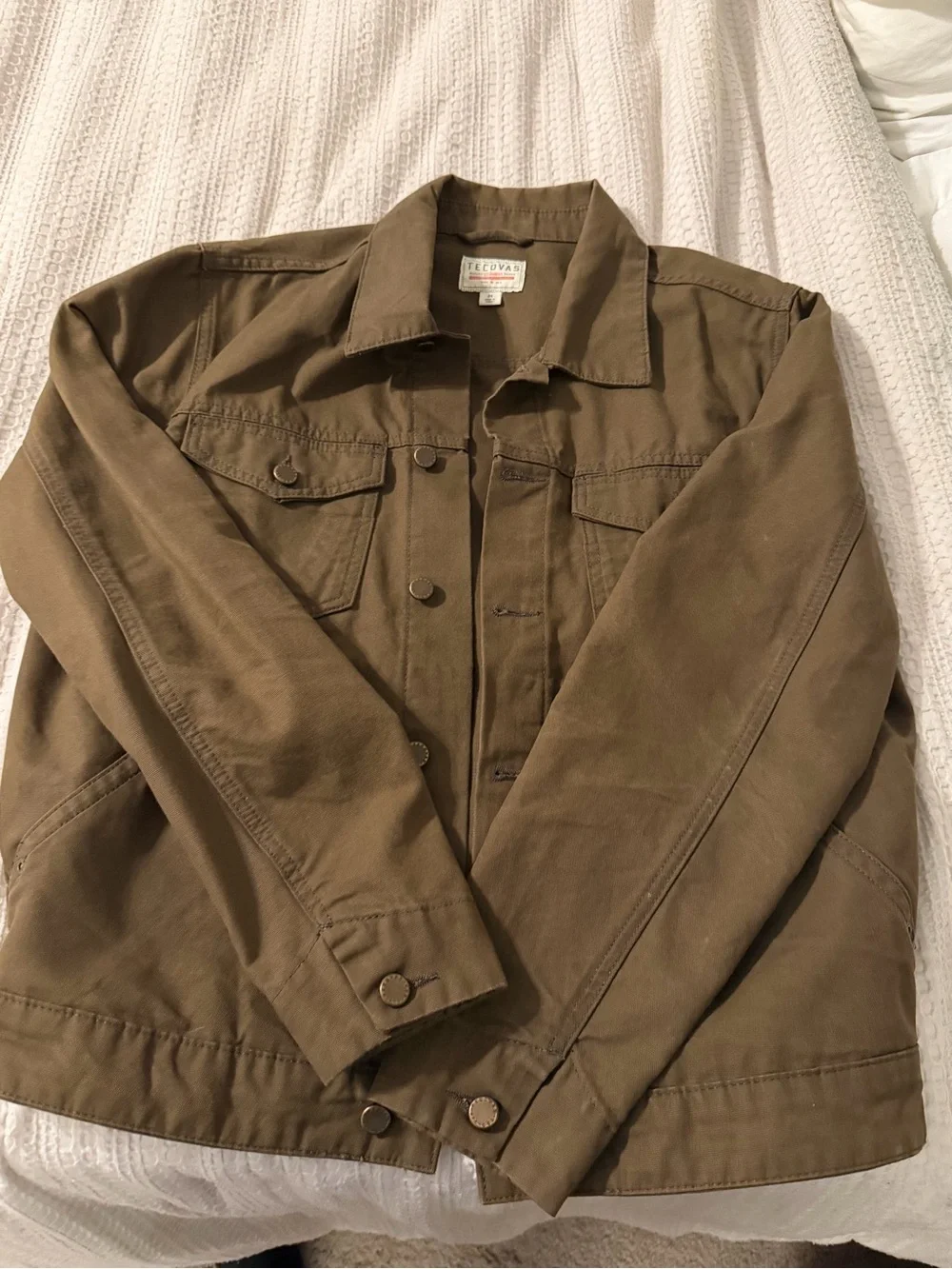 Tecovas Olive Brown Cotton Work Jacket